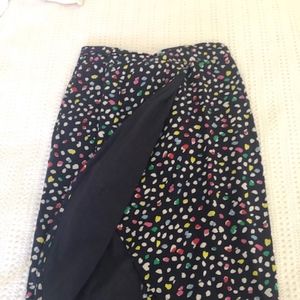 J. Crew multicolor tulip skirt